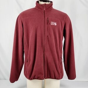 Mountain Hardwear Men's Maroon Fleece Jacket